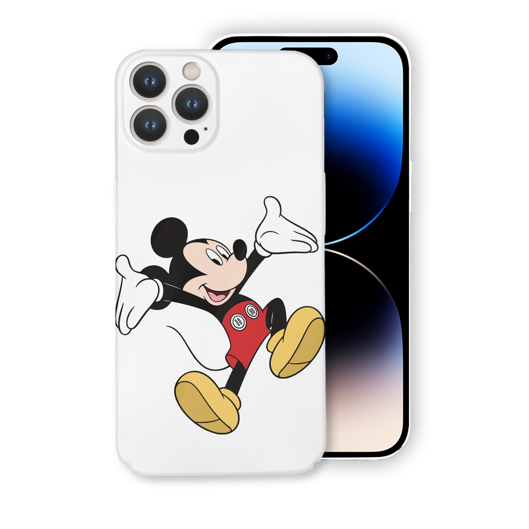 （画像用） ミッキーマウス Mickey Mouse 【iPhone 14シリーズ対応】ハードケース